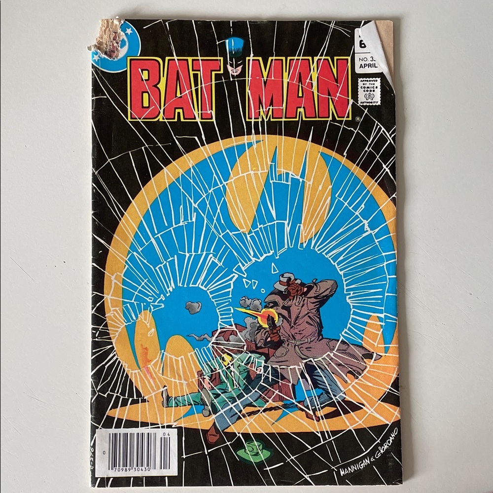 Batman Comic Book with Iconic Cover